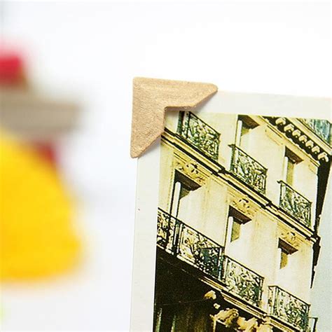 2pcs Diy Photo Album Accessories Adhesive Photo Corner Stickers