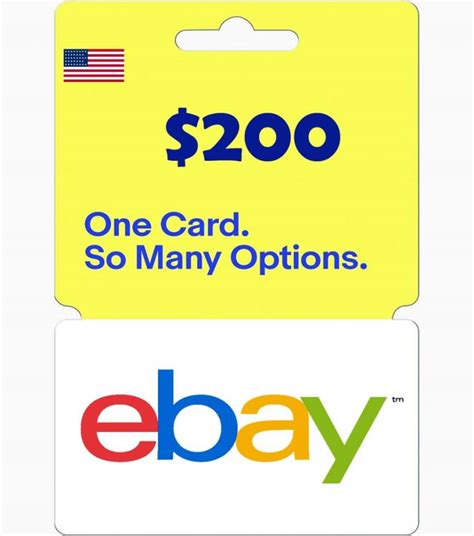 Picture Of Ebay Gift Card 200