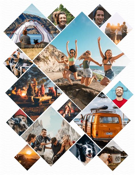 Create stunning photo collages with Pixlr's free online tool. Choose from professionally designed templates, adjust aspect ratio, color and space, and drag and drop photos to your desired layout.