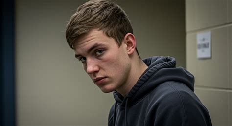 Picture of young offender.  Available for both RF and RM licensing.  Br...