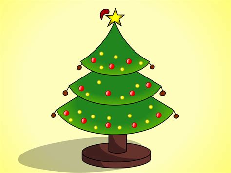 Pictures Of Christmas Trees To Draw
