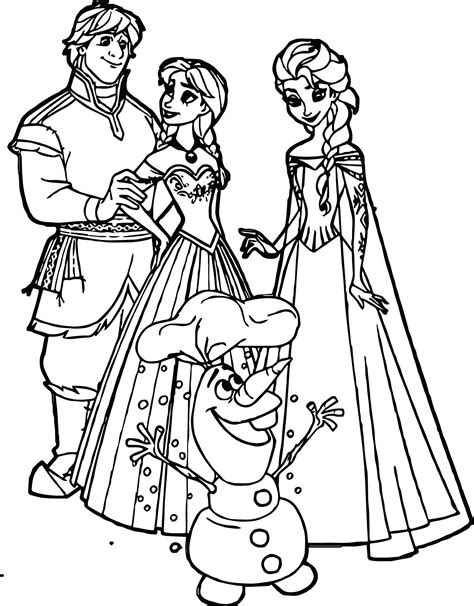 Pictures Of Frozen Coloring Pages