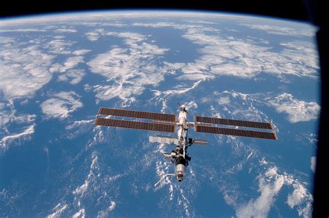 Pictures from iss. Backdropped by Earth’s horizon and the blackness of space, the International Space Station is featured in this image photographed by an STS-130 crew … 