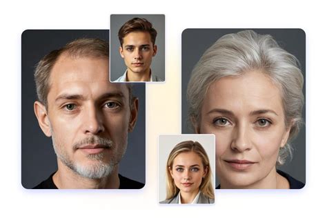 Pictures of adult facial progressions.  AI age progression and regression in seconds.  The...