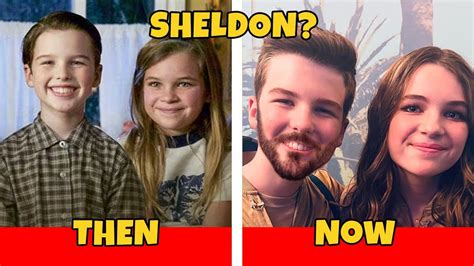 Pictures of young sheldon now.  new looks, character changes, and memorabl...