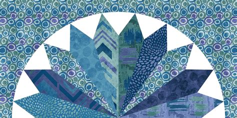 Pieced Brain Tessellations Free Quilt Pattern