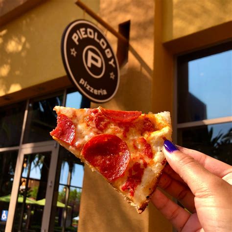 Apple Juice. $2.10. Chocolate Milk. $2.10. Bottled Water. $1.69. Pieology was founded in 2011 in Fullerton, California, by Carl Chang. Its mission statement “Making the world a better place one pizza at a time” reflects on the company’s charitable contributions and community events.