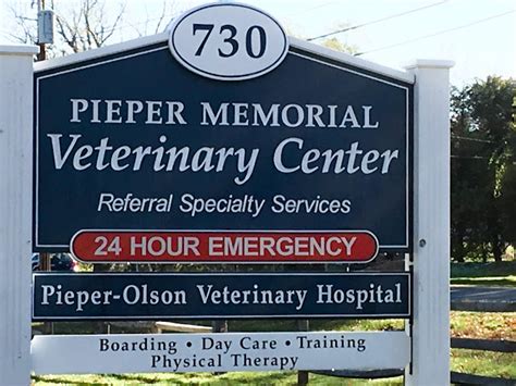Pieper memorial veterinary center. I highly recommend and trust Dr. Winzelberg and her staff in providing the highest level of care to your beloved pets.”. Stacey W. Middletown, CT 730 Randolph Road. 860-347-8387. 