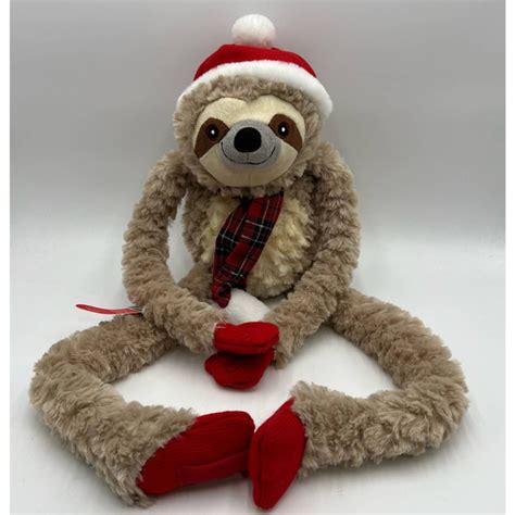 Pier 1 One Imports SCULLY Christmas Sloth large Plush & sloth …