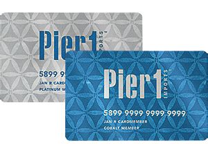 Pier1 credit card. Access Your My Pier 1 Rewards Credit Card Account . ... My Pier 1 Rewards Accounts are issued by Comenity Bank. 1-800-767-3662 (TDD/TTY: 1-800-695-1788) 