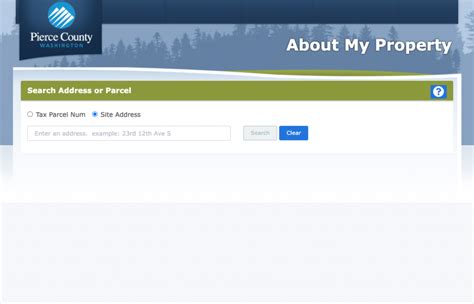 Pierce county assessor property search. Property Search by Address Lookup. Find Pierce County residential land records by address, including property ownership, deed records, mortgages & titles, tax assessments, tax rates, valuations & more. 