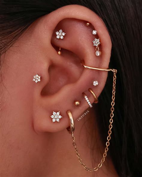 Piercing jewelery. Daith Piercing Jewelry RECOMMENDED SIZES: Diameter for Daith Hoop Earrings: 6.5mm - 9.5mm. Filter & Sort. Filter & Sort. Type. Hoop Earrings 34 items Hoop Earrings; Metal Color. White Gold 28 items White Gold; Yellow Gold 26 items Yellow Gold; Rose Gold 28 items Rose Gold; Black Gold 5 items Black Gold; Gemstone. 
