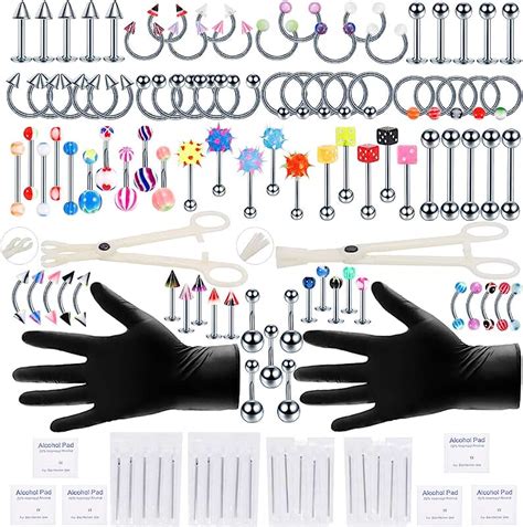 Nose Piercing Gun Kit - Lyuxzad 18Pcs Self Nose Piercing Kit Including 6Pcs Disposable Nose Piercing Gun with 6Pcs Built-in Nose Studs and 6Pcs Clean Tools for Ear Cartilage Tragus Helix Piercing Kit. 4. $999 ($9.99/Count) Save 10% with coupon. FREE delivery Fri, Oct 20 on $35 of items shipped by Amazon.. 