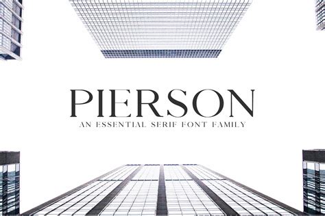 Pierson Regular: Free Font Download MaisFontes