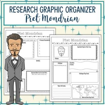 Piet mondrian biography summary organizer