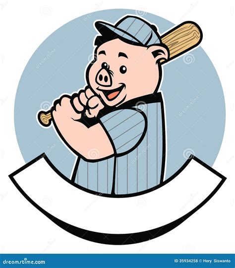 Pig Baseball Illustrations & Vectors - Dreamstime