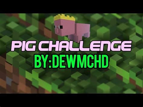 Pig Challenge/Survival! Minecraft Map