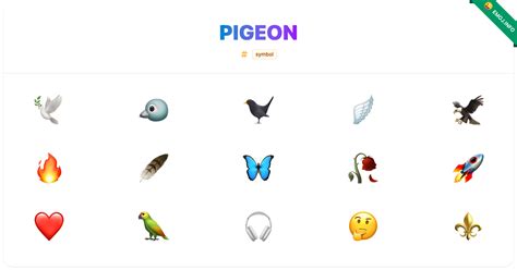 Pigeon emoji meaning.  Best Pigeon Copy And Paste emoji codes from our database.  The dove i...