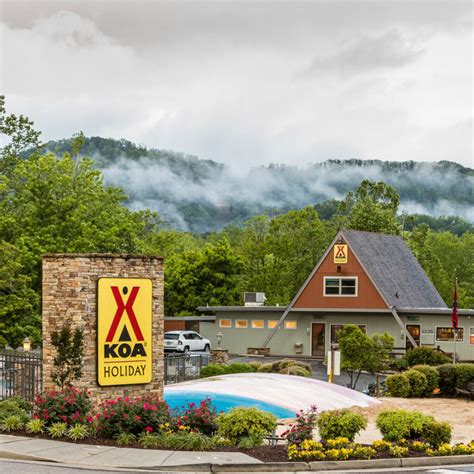Pigeon forge koa campgrounds. Event at Pigeon Forge / Gatlinburg KOA Holiday. Directions from I-40: Take exit 407 and go south on Highway 66/Winfield Dunn Parkway for 8.4 miles.Turn left on 411 north/Dolly Parton Parkway.Continue on Dolly Parton Parkway and turn right on 449/Veterans Blvd.Go 5.8 miles and KOA is on the right. Directions from … 