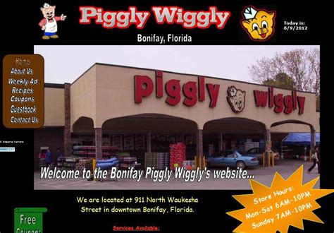Piggly wiggly bonifay fl. Piggly Wiggly - Fountain, FL - Hours & Store Details. Piggly Wiggly is situated in an ideal position at 18917 Highway 231, within the north region of Fountain. This store provides service chiefly to the locales of Bonifay, Chipley, Wausau, Cottondale and Graceville. Doors are open today (Thursday) at this location 5:00 am - 7:00 pm. 