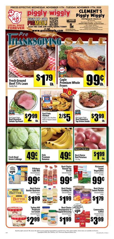 AutoZone Family Dollar Super 1 Foods Walgreens View the ️ Piggly Wiggly store ⏰ hours ☎️ phone number, address, map and ⭐️ weekly ad previews for Scott, LA.. 