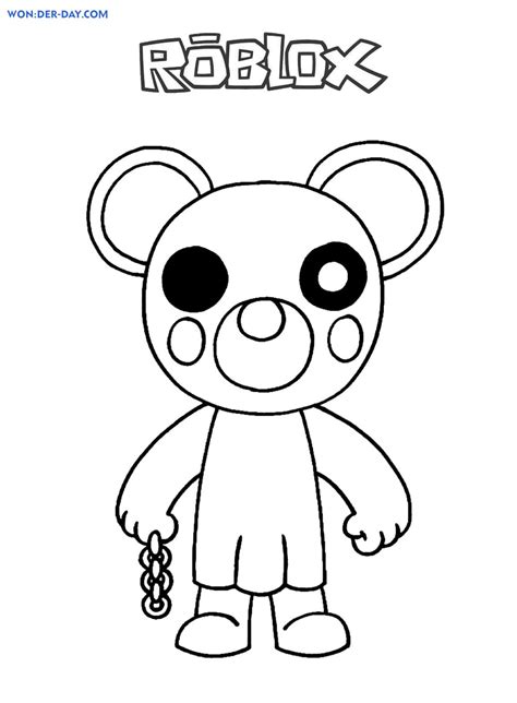 Piggy Roblox Coloring Pages Kidsworksheetfun
