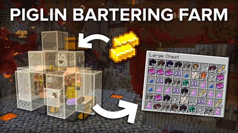 The Ultimate Minecraft 1.20 Piglin Bartering/Trading Guide - Auto Farm, All Trades and More! To get the ultimate Piglin bartering and trading experience, players can refer to a comprehensive guide that covers topics such as building an auto farm, obtaining all possible trades, and more. This guide provides in-depth instructions and tips for .... 