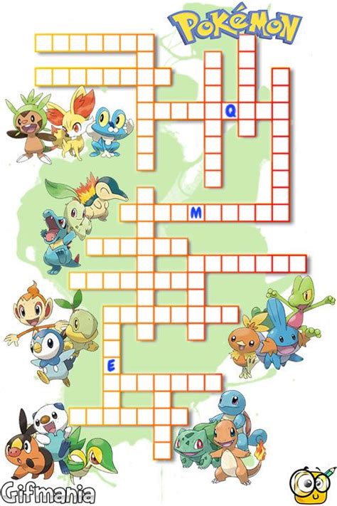 Pokémon Crossword Puzzle Sep 17, 2019 Today, the Pokémon family of products includes video games , the Pokémon Trading Card Game, the Pokémon animated TV series, movies , toys, and much more.. 