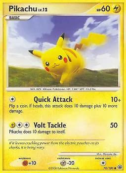 Pikachu 70/100 Common Pokemon Diamond & Pearl: Majestic Dawn …