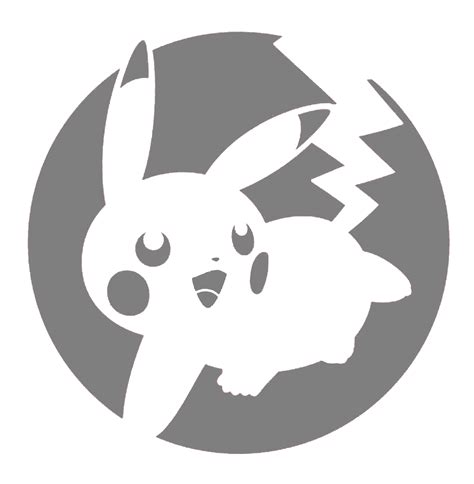Pikachu Pumpkin Stencil Printable