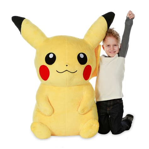Amazon's Choice for "pikachu" HUG 'n' FEEL SOFT TOYS Soft Toys Long Soft Lovable Huggable Cute Giant(Penguin_New P) (52cm, Pikachu) 4.1 out of 5 stars 29,803. 