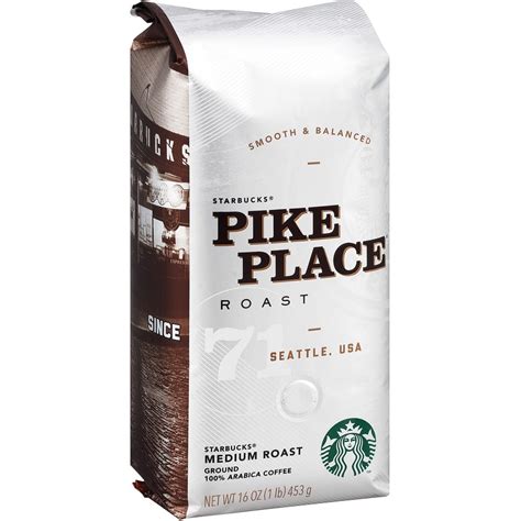 Pike place roast. About this item. Pike Place Roast is well-rounded with subtle notes of cocoa and toasted nuts balancing the smooth mouthfeel. Medium-roasted coffees are … 