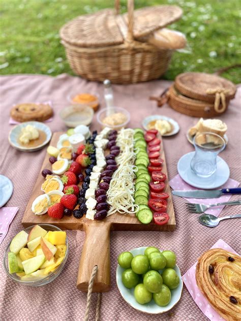Piknik kahvaltı seti