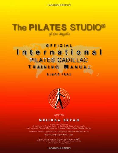 Pilates cadillac training manual official international training manual. - 1993 ford ranger xlt manuale di riparazione.