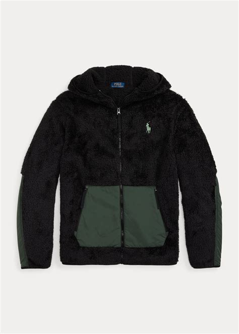 Pile Fleece Full-Zip Hoodie - ralphlauren.com