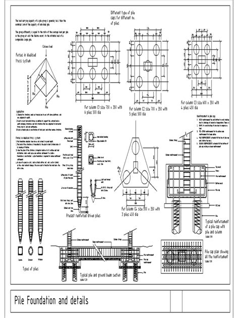 Pile foundation drawing pdf.  This document provides a student guide on pile foundation design...