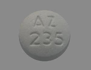Further information. Always consult your healthcare provider to ensure the information displayed on this page applies to your personal circumstances. Pill with imprint AZ 285 is White, Round and has been identified as Acetaminophen, Aspirin and Caffeine 250 mg / 250 mg / 65 mg. It is supplied by A&Z Pharmaceutical Inc.