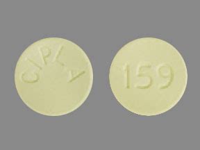 Pill cipla 159. CIPLA 159. Previous Next. Meloxicam Strength 15 mg Imprint CIPLA 159 Color Yellow Shape Round View details. 1 / 6 Loading. ZC 25 . Previous Next. Meloxicam ... All prescription and over-the-counter (OTC) drugs in the U.S. are required by the FDA to have an imprint code. If your pill has no imprint it could be a vitamin, diet, herbal, or energy ... 