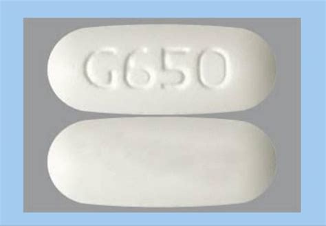 650 mg Imprint G650 Color White Shape Capsule/Oblong View details G 6 Gabapentin Strength 600 mg Imprint.