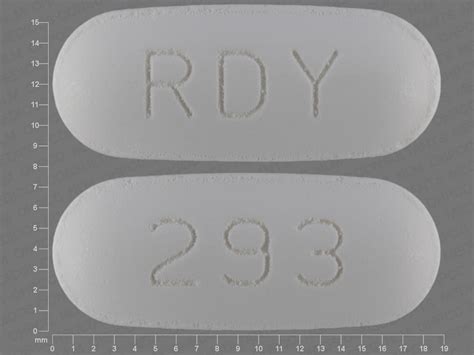 Pill rdy 293. Sumatriptan tablets USP, 100 mg are white, capsule shaped, biconvex film-coated tablets debossed with “RDY” on one side and “293” on the other side. The tablets are supplied in bottles of 30, 36, 90, 100, 500 and unit of use blister pack of 9’s and 27's. Bottles of 30 NDC 55111-293-30. Bottles of 36 NDC 55111-293-36. 