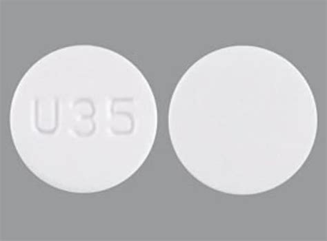 10 Pill - white round. Pill with imprint 10 is W