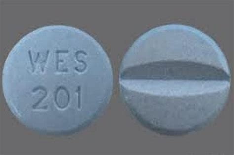 WES 201 . Acetaminophen and Oxycodone Hydrochloride Strength 325 mg / 5 mg Imprint WES 201 Color Blue Shape Round View details. 1 / 4. T 194 ... All prescription and over-the-counter (OTC) drugs in the U.S. are required by the FDA to have an imprint code. If your pill has no imprint it could be a vitamin, diet, herbal, or energy pill, or an .... 