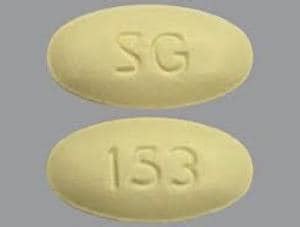 Pill with 153. Enter the imprint code that appears on the pill. Example: L484 Select the the pill color (optional). Select the shape (optional). Alternatively, search by drug name or NDC code using the fields above.; Tip: Search for the imprint first, then refine by color and/or shape if you have too many results. 