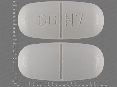 Pill with gg n7. Enter the imprint code that appears on the pill. Example: L484; Select the the pill color (optional). Select the shape (optional). Alternatively, search by drug name or NDC code using the fields above. Tip: Search for the imprint first, then refine by color and/or shape if you have too many results. 