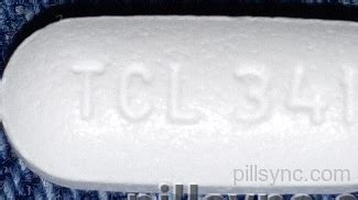 TCL 341 (Acetaminophen 500 mg) Pill with imprint TCL 341 i