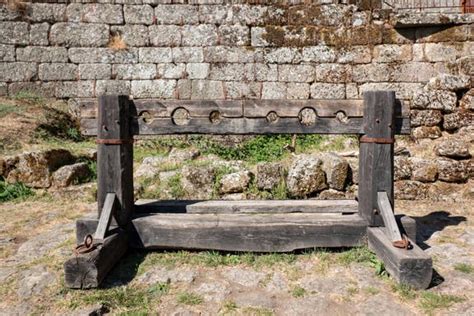 Pillory definition medieval.  Copyright &copy; HarperCollins Publishers In their si...