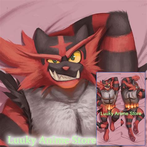 Pillowcases Incineroar Dakimakura/Body Pillow - Genuine …