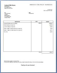 Pilot Invoice TonyMancuso Blog