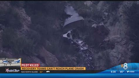 Pilot killed in small plane crash in La Jolla