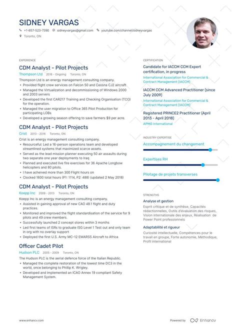 Pilot resume example and guide for 2019 Collection of Resume Examples